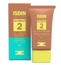 Isdin Oily Skin Acniben 2 CC+ Cream Bronze Anti-Bl &hellip;