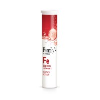 Family's Vitamins Iron Fe + Vitamin C 20 Αναβράζον …