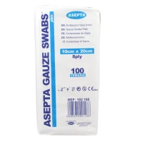 ASEPTA GAUZE SWABS Επιθέματα Γάζας Απλά 10cmX20cm …