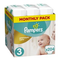 Pampers Premium Care Πάνες Μέγεθος 3 Monthly 6-10k …