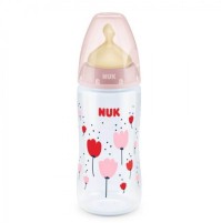 Nuk First Choice+ Μπιμπερό Με Θηλή Latex M Ρόζ 0-6 …