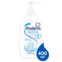 Proderm Shampoo & Shower 0-12 μηνών 400ml