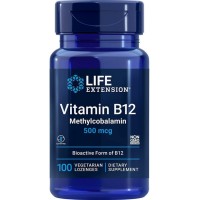 Life Extension Vitamin B12 Methylcobalamin 500 mcg …