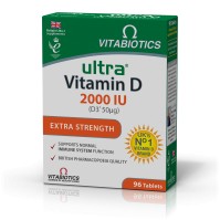 Vitabiotics Ultra Vitamin D 2000 IU D3 50mg 96tabs