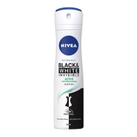 NIVEA Deo Black & White Active Invisible Spray Γυν …