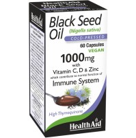 Health Aid Black Seed Oil 1000mg 60Caps