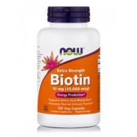 Now foods Extra Strength Biotin 10mg 120 Veget.cap …