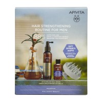 Apivita Set Hair Strenghtening Routine For Man Ton …