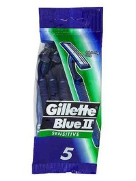 GILLETTE Blue II Plus Sensitive Skin 5τμχ