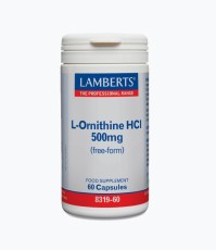 LAMBERTS L-ORNITHINE 500MG 60CAPS