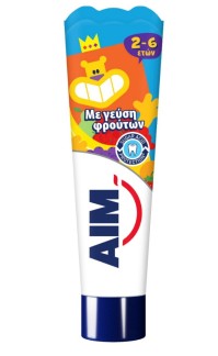 Aim Οδοντόκρεμα 2-6 ετών με Γεύση Φρούτων 50ml
