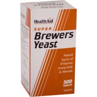 HEALTH AID SUPER BREWERS YEAST TABLETS 500'S