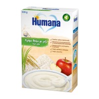 Humana Κρέμα μήλο - Με ρύζι χωρίς γάλα  230g