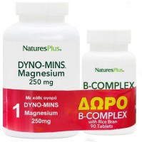 Nature's Plus Dyno-Mins Magnesium 250mg 90tabs + Δ …