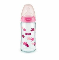 Nuk First Choice+ Γυάλινο Μπιμπερό Με Θηλή Σιλικόν …