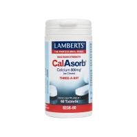Lamberts CalAsorb Calcium 800mg Plus Vitamin D3 60 …