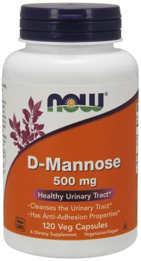 Now Foods D-Mannose 500mg 120 Veget.caps