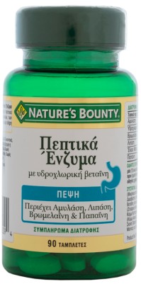 Nature's Bounty Πεπτικά Ένζυμα 90tabs