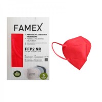 Famex Mask Μάσκες Υψηλής Προστασίας Κόκκινο FFP2 N …