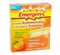 Emergen-C Βιταμίνη C 1000mg 10φακ. 99gr Με Γεύση Π …