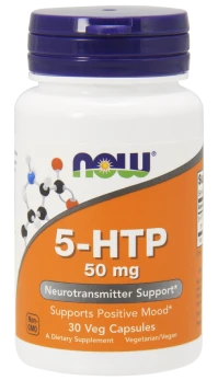 Now Foods 5-HTP 50 mg 30 Veget.caps