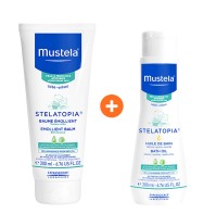 Mustela Promo Stelatopia Emollient Balm 200ml + Mu …