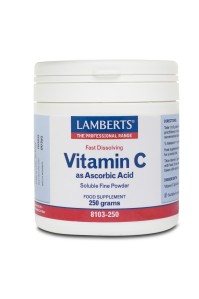 LAMBERTS VITAMIN C AS ASCORBIC ACID 250GR