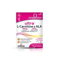 VITABIOTICS ULTRA L-CARNITINE & ALA 60TABS