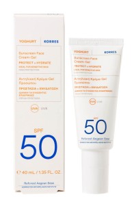 Korres Yoghurt Sunscreen Face Cream-Gel SPF50 40ml