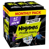 Pampers Ninjamas Boy Pyjama Pants Monthly Pack 4-7 …