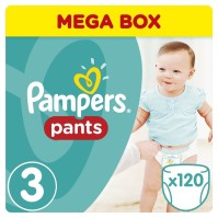 Pampers Mega Pack No.3 Nappy Pants 6-11 kg 120pcs