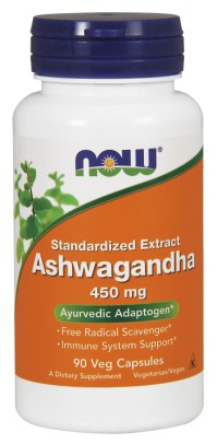 Now Foods Ashwagandha Extract 450mg 90 Veget.caps