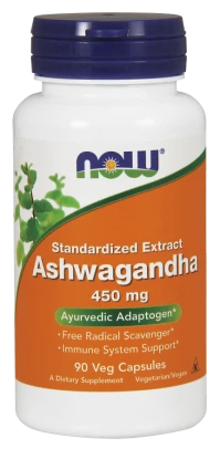 Now Foods Ashwagandha Extract 450mg 90 Veget.caps