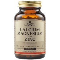 Solgar Calcium Magnesium Plus Zinc 100Tablets