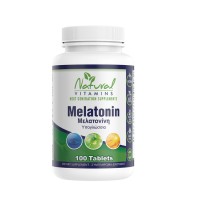 Natural Vitamins Melatonin 1mg 100 Υπογλώσσιες Ταμ …