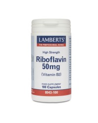 LAMBERTS RIBOFLAVIN (VIT.B2 50mg) 100caps