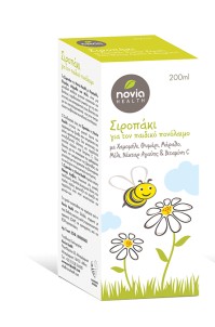 Novia Health Σιροπάκι για τον Παιδικό Πονόλαιμο 20 …