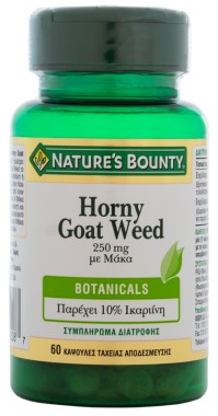 Nature's Bounty Horny Goat Weed 250mg με Μάκα 60ca …