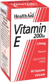 HEALTH AID VITAMIN E 200IU NATURAL VEGETARIAN CAPS &hellip;