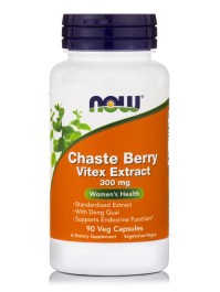 Now Foods Chaste Berry Vitex Extract 300mg 90Vcaps