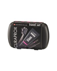 Curaprox Travel Set Black is White Πακέτο Στοματικ …