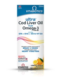 Vitabiotics Ultra 2 in 1 Liquid Ωμέγα 3 και Μουρου …