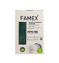 Famex Mask Μάσκες Προστασίας Πράσινη FFP2 NR 10τμχ