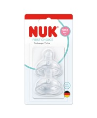 Nuk First Choice+ Θηλές Σιλικόνης No Colic 6m+ XL &hellip;