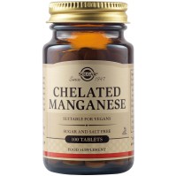 SOLGAR CHELATED MANGANESE 8MG TABS 100S