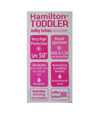 Hamilton Toddler SPF50+ Kids Sunscreen Milky Lotio …