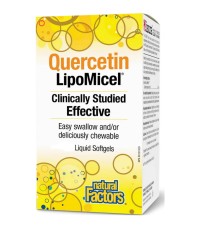 Natural Factors Quercetin LipoMicel 30 Liquid Soft …