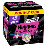 Pampers Ninjamas Girl Pyjama Pants Monthly Pack 8- …
