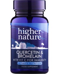 Higher Nature Quercetin & Bromelain 60tabs