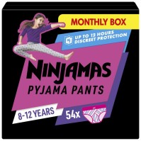 Pampers Ninjamas Girl Pyjama Pants Monthly Pack 8- …